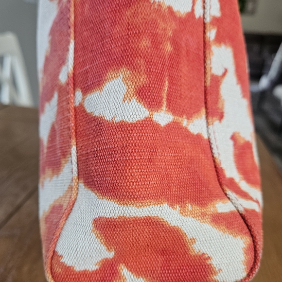Michael Kors Orange Tie-Dye Tote Bag - Picture 5 of 9